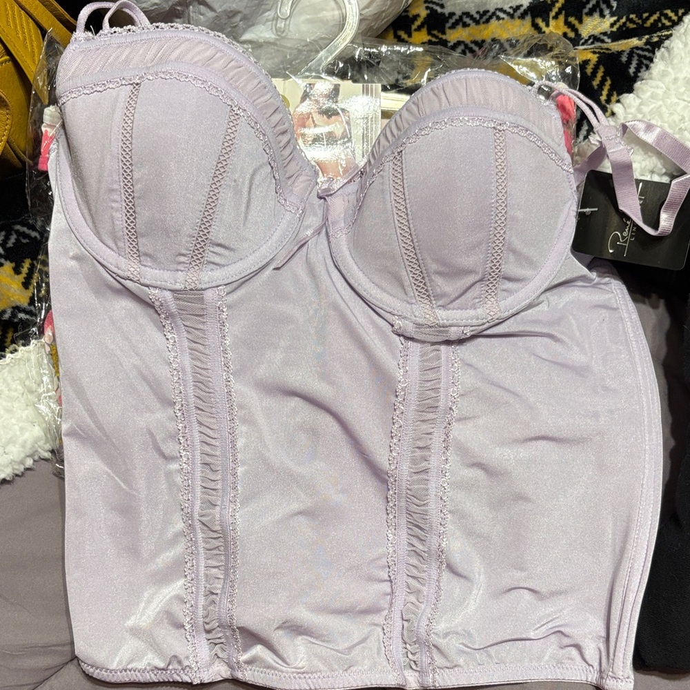 Lavender Bustier Top